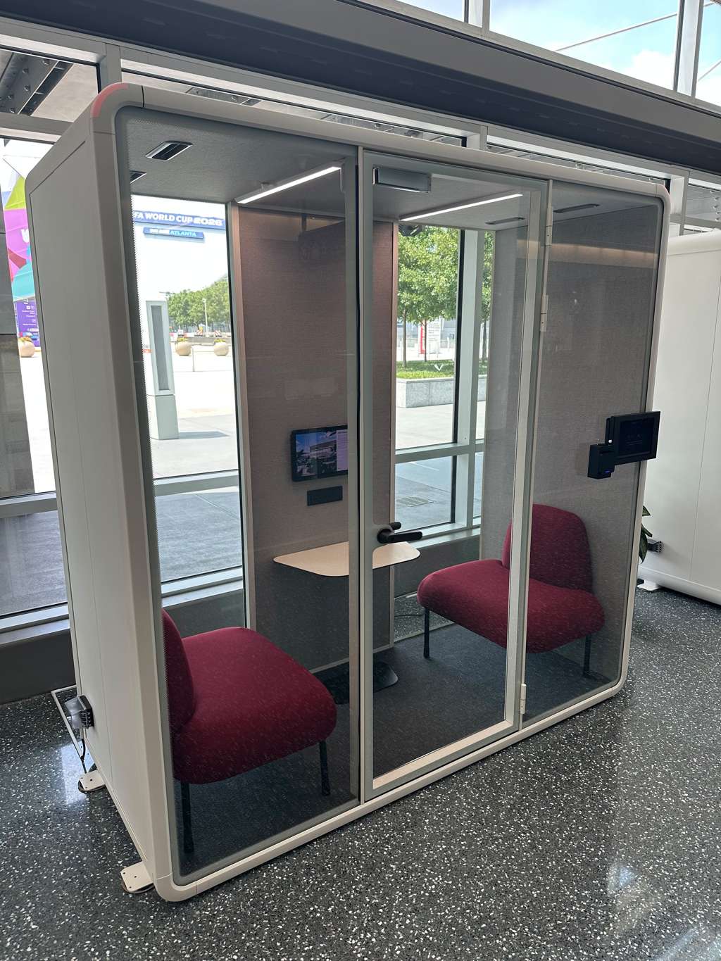 A ZenSpace pod installed at the Georgia World Congress Center