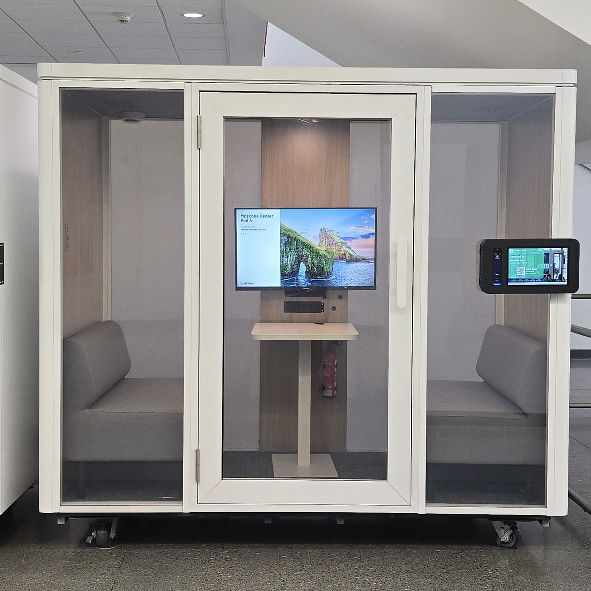 A ZenSpace pod installed at the Moscone Center